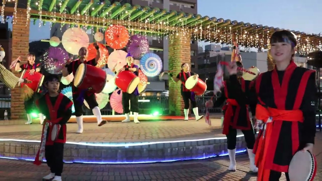 琉呉太鼓 「シュラヨイ」2026/1/31 KURE737LIGHT PROJECTみんなで作るイルミネーション ライトオフイベント