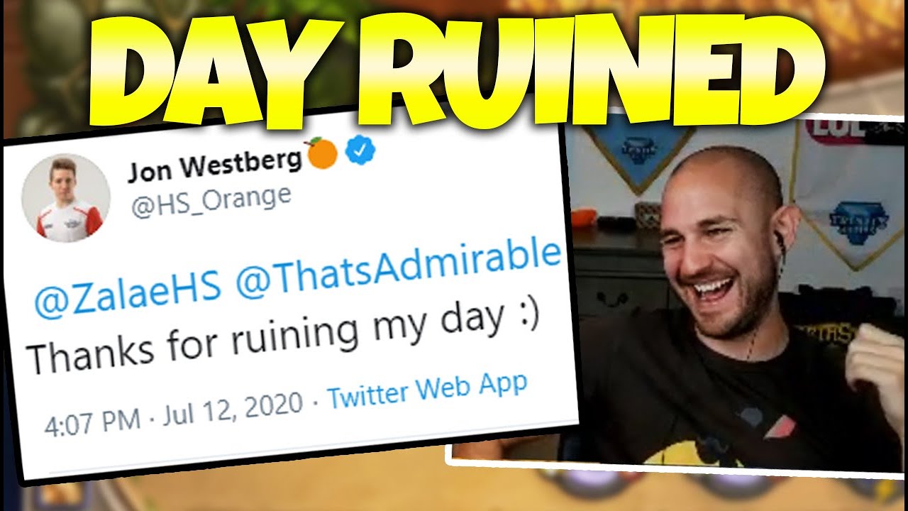 We Ruined Orange's Day w/ This Deck! ft. Admirable | Zalae Hearthstone