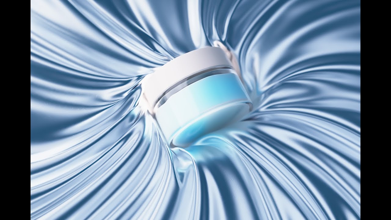 Silk fabric folds in cinema4d#cinema4d