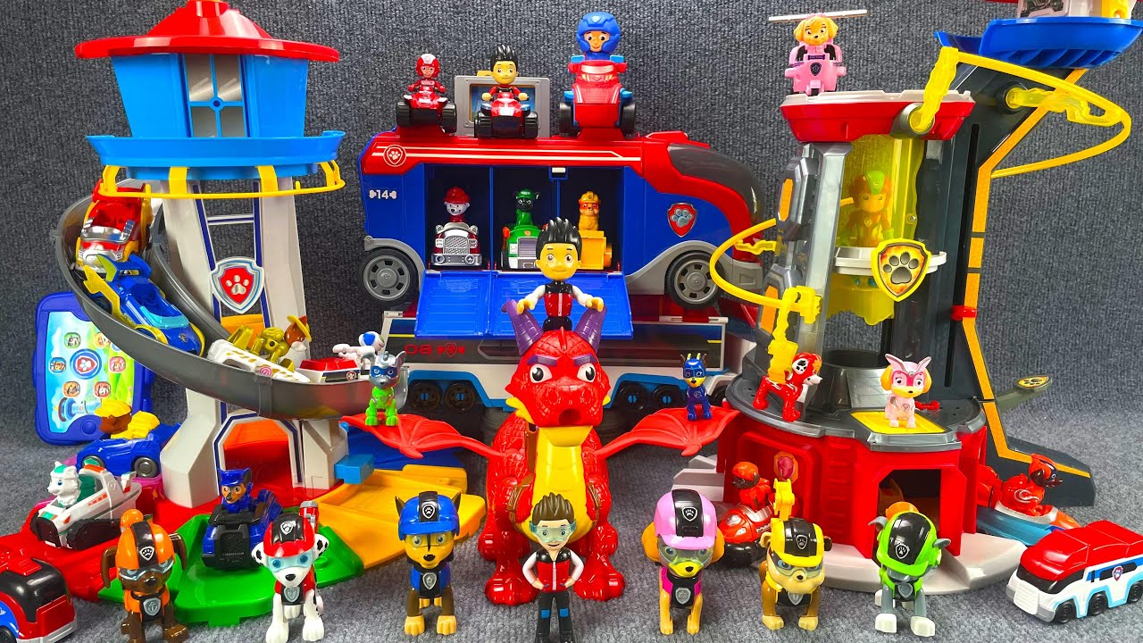16 Minutes Satisfying with Unboxing Super Cool Paw Patrol Toys Collection  Review | ASMR
