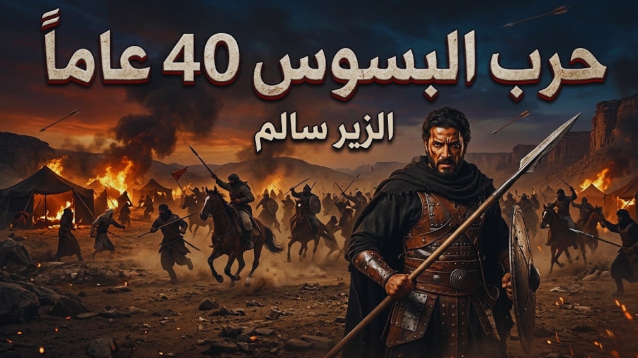 انتقام الزير سالم: أعظم حرب إبادة في تاريخ العرب الجاهلي! | فيلم وثائقي هادئ للنوم
