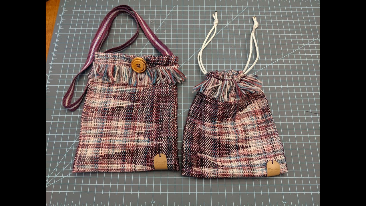 Making bags from Handwoven Fabric
