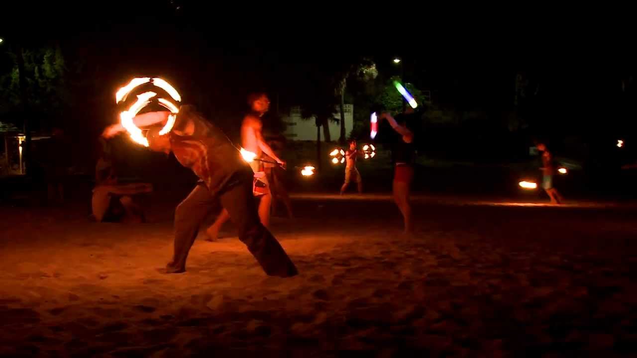 Shelly Beach Fire Twirl Music Clip