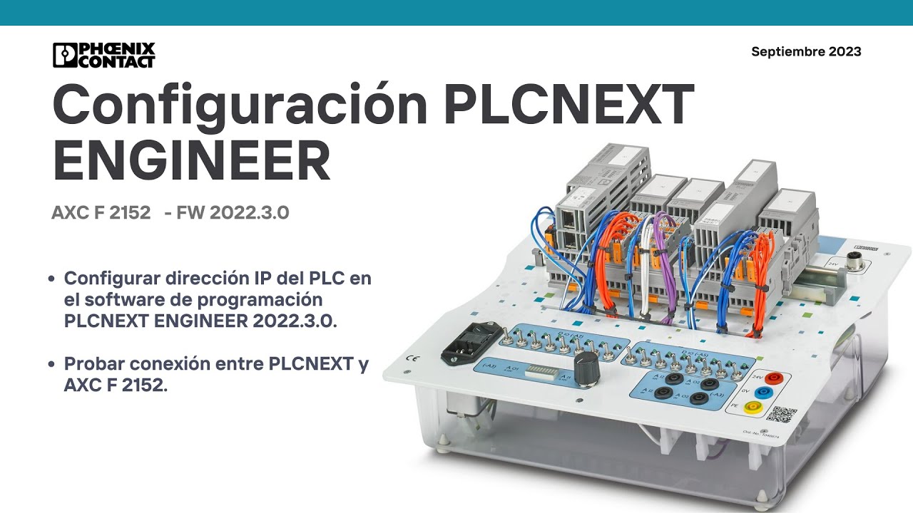 2 | Configurar dirección IP en PLCNEXT ENGINEER | Conectar PLC