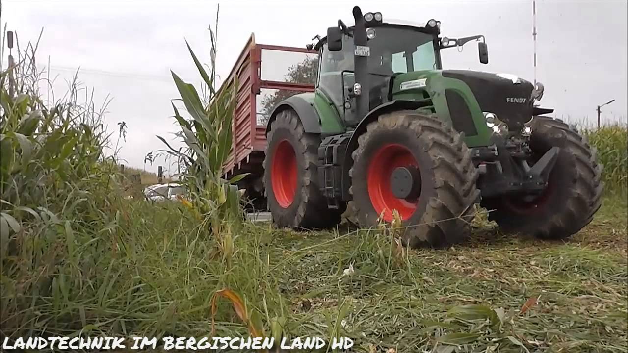 Maishäckseln 2013 mit Claas Jaguar 970 Fendt 930/930 Lu Kausemann