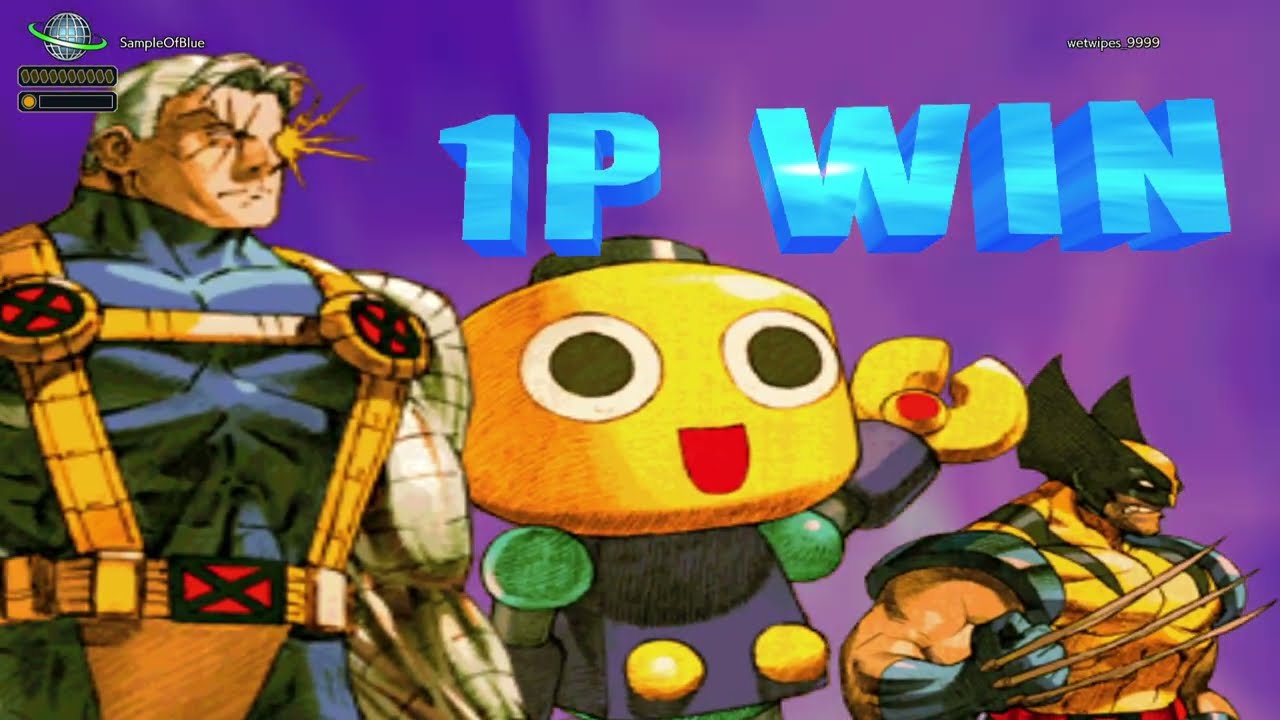 Servbot Unexpectedly Beats Ultimate Grand Master (Marvel vs. Capcom 2)