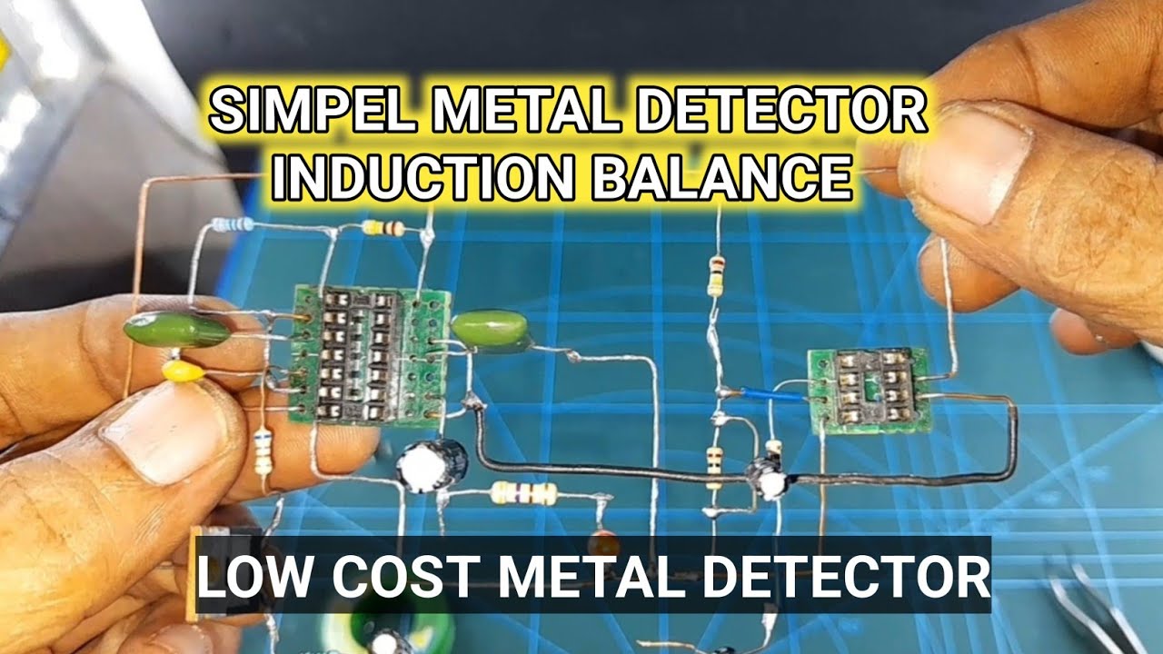 cara membuat metal detektor sederhana induction balance