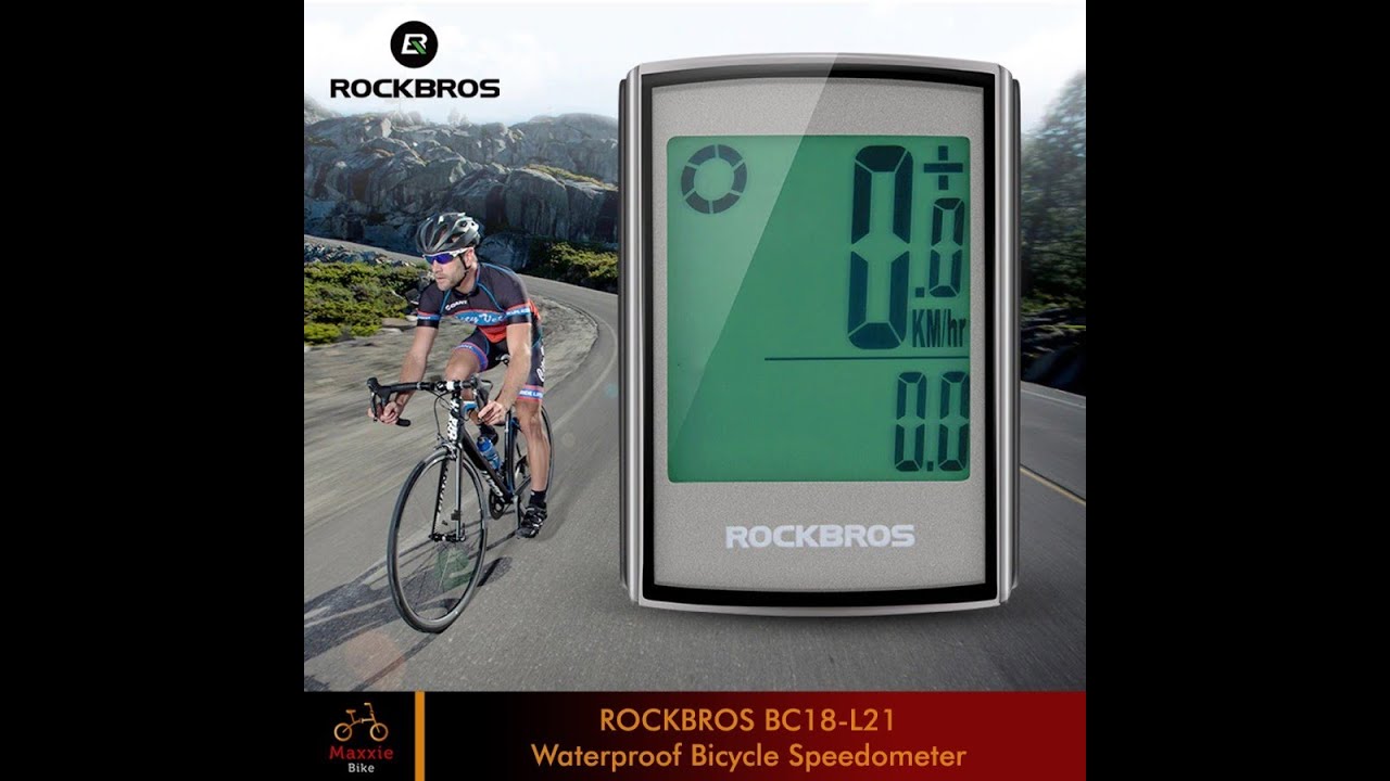 ROCKBROS BC18-L21 Bike Computer Speedometer Sepeda Wireless -18 Fungsi