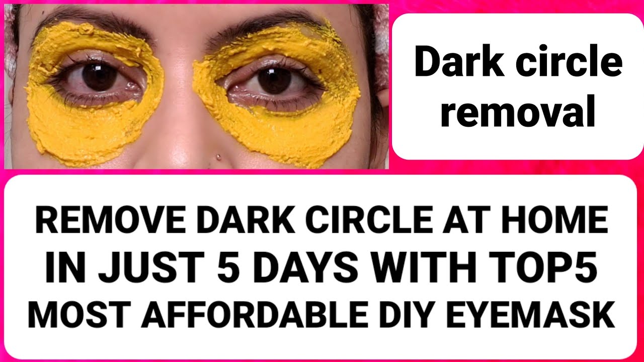 Remove dark circles at home in just 5 days with top5 most  affordable DIY EYEMASK | RARA