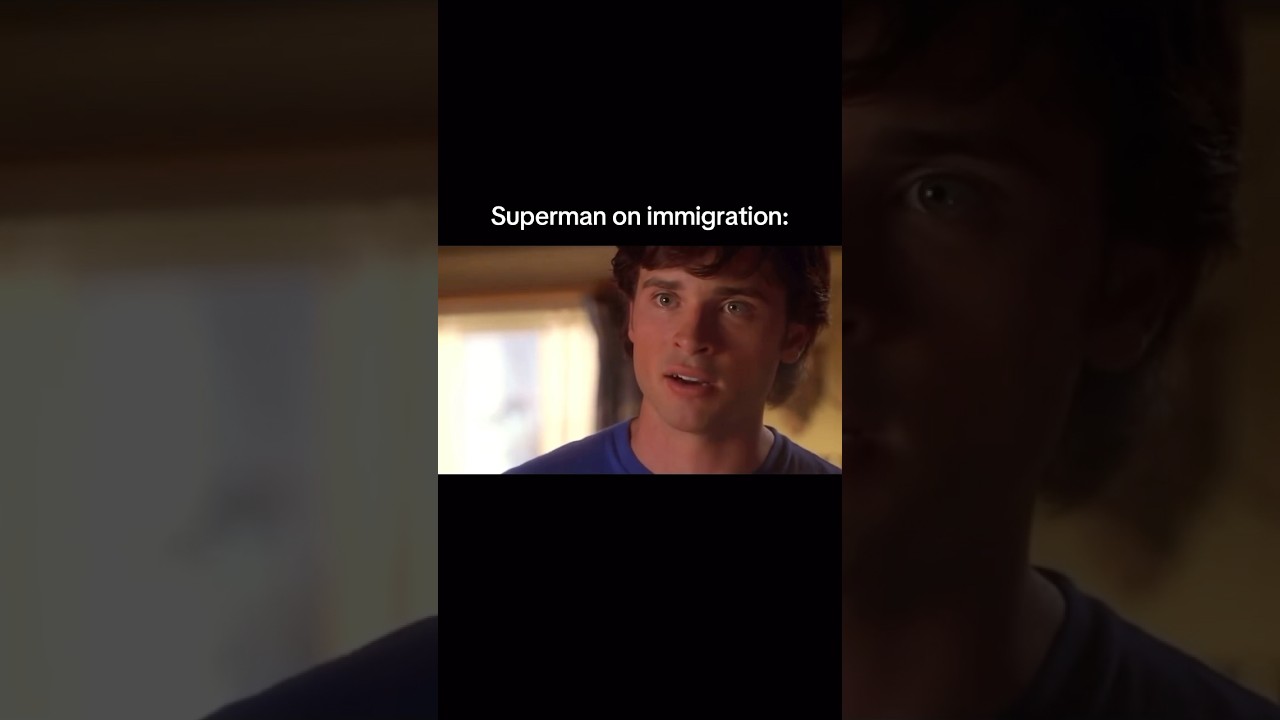 Superman stands for all immigrants&mdash; where do you stand?  ❤️💙 #Superman #DCU #immigration