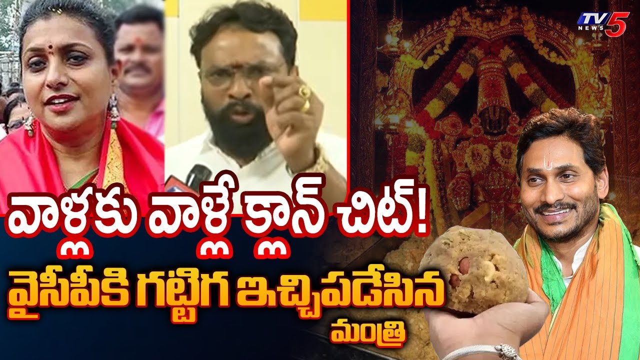 Minister Vaasam Shetty Subhash Comments on Tirumla Ghee Issue | YSRCP | AP NEWS | TV5 News