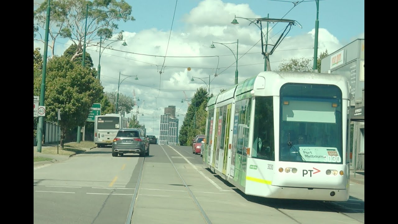 Driver's View Tram 109 Kew Depot to Box Hill Melbourne