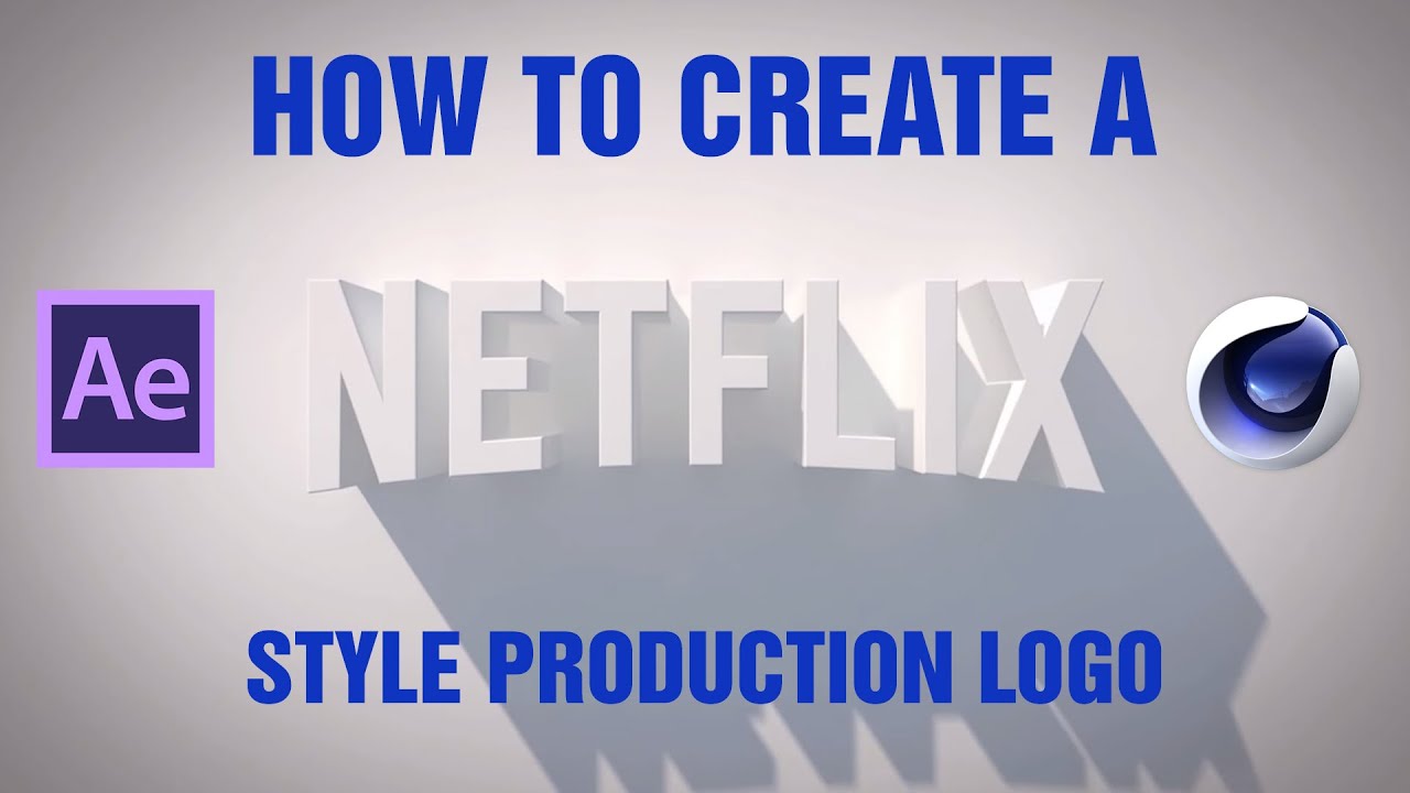 How to make the Netflix Production logo in Cinema 4D