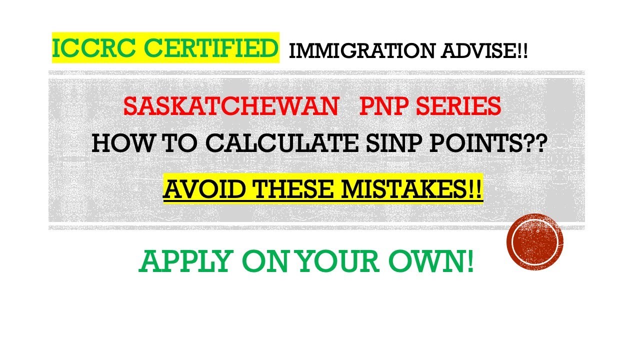 Calculate SINP Points Easily | Avoid These Mistakes | Apply on your OWN| LOW IELTS Scores | Easy PNP