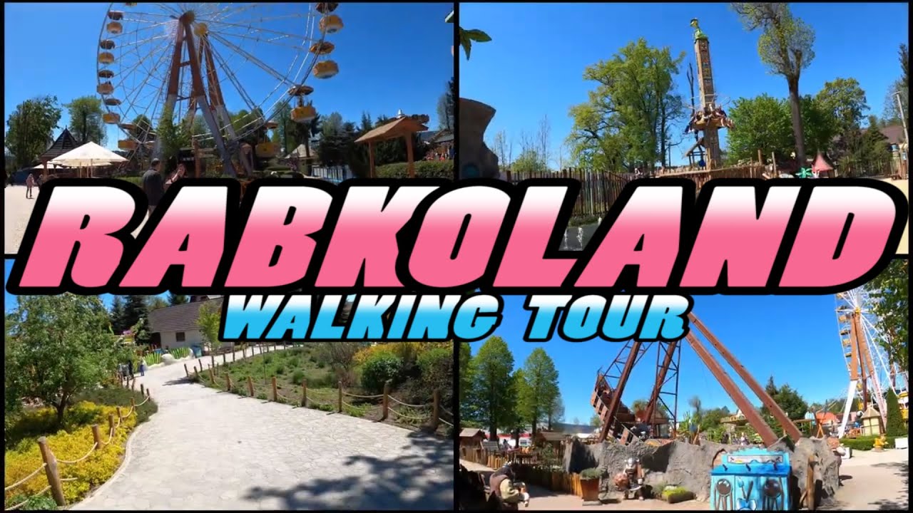 RABKOLAND walking tour - Rabka-Zdrój Poland (4k)