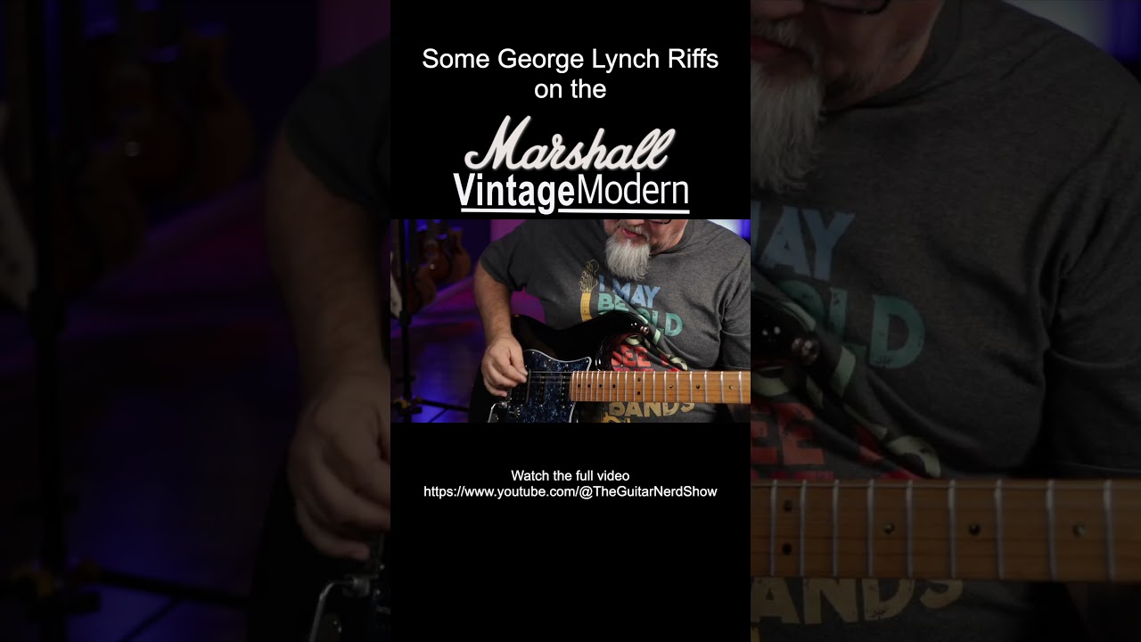 Some Dokken Riffs on the Marshall Vintage Modern