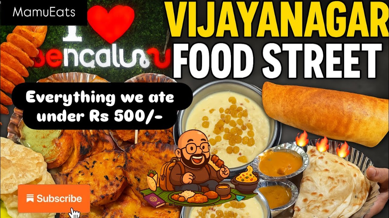 ₹500 Challenge at Bengaluru’s Secret Food Street! 🤤🤯