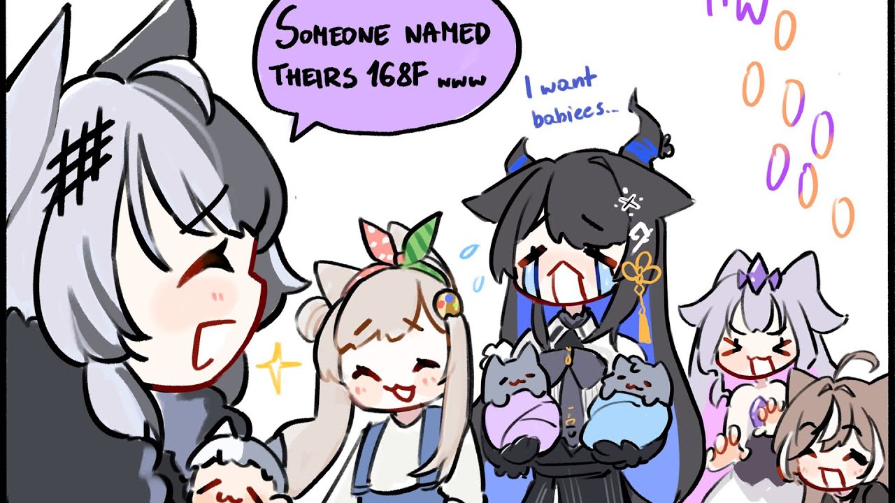 The Yabai wolf pack wants to spread and multiply, Mumei Shiori Iofi Nerissa Bijou | 『Hololive』