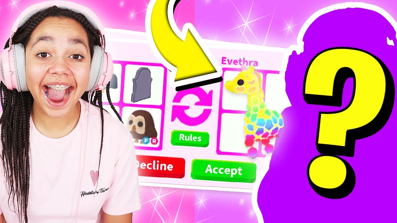На что люди готовы пойти ради неоново-жирафа, своего любимца мечты! Roblox Adopt Me