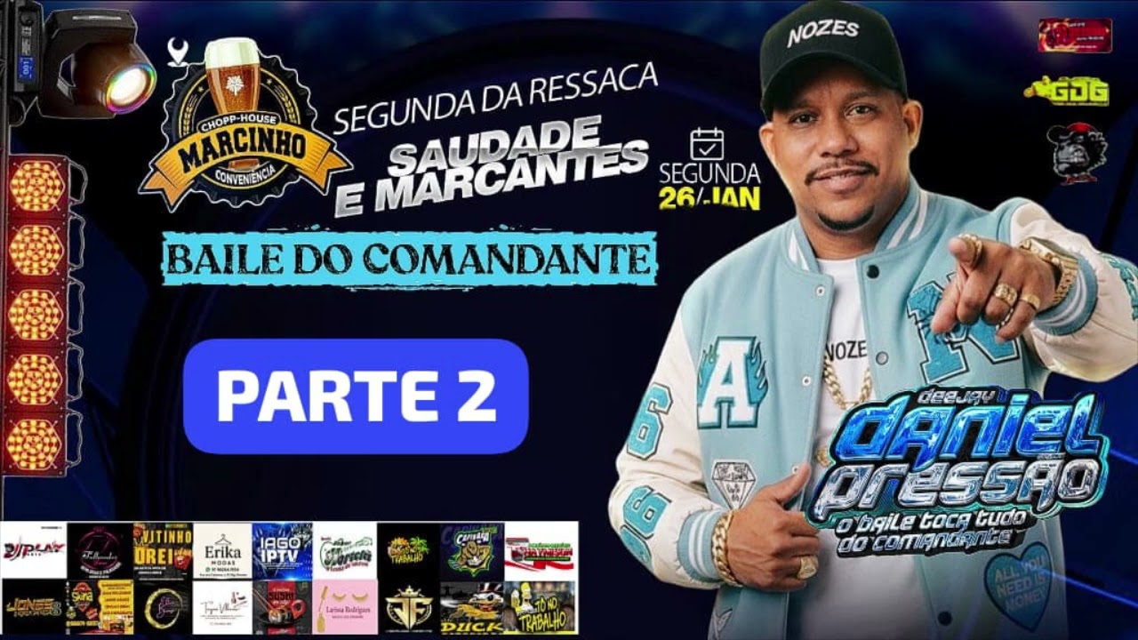DJ DANIEL PRESSÃO NA CONV. DO MARCINHO SEGUNDA DA RESSACA SAUDADE E MARCANTES SEG 26 JAN 2026 PT2