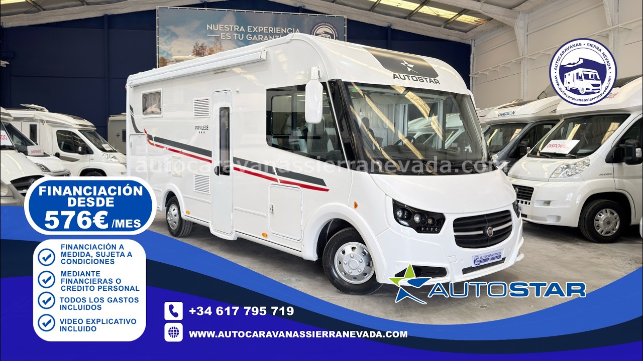 E26/14 AUTOCARAVANA INTEGRAL AUTOSTAR PRIVILEGE I690LJ