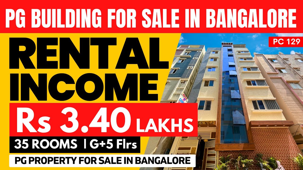 🔥PG BUILDING FOR SALE in BANGALORE Whitefield✅|🤑PG Property for sale in Bangalore💥Rental Income Rs..
