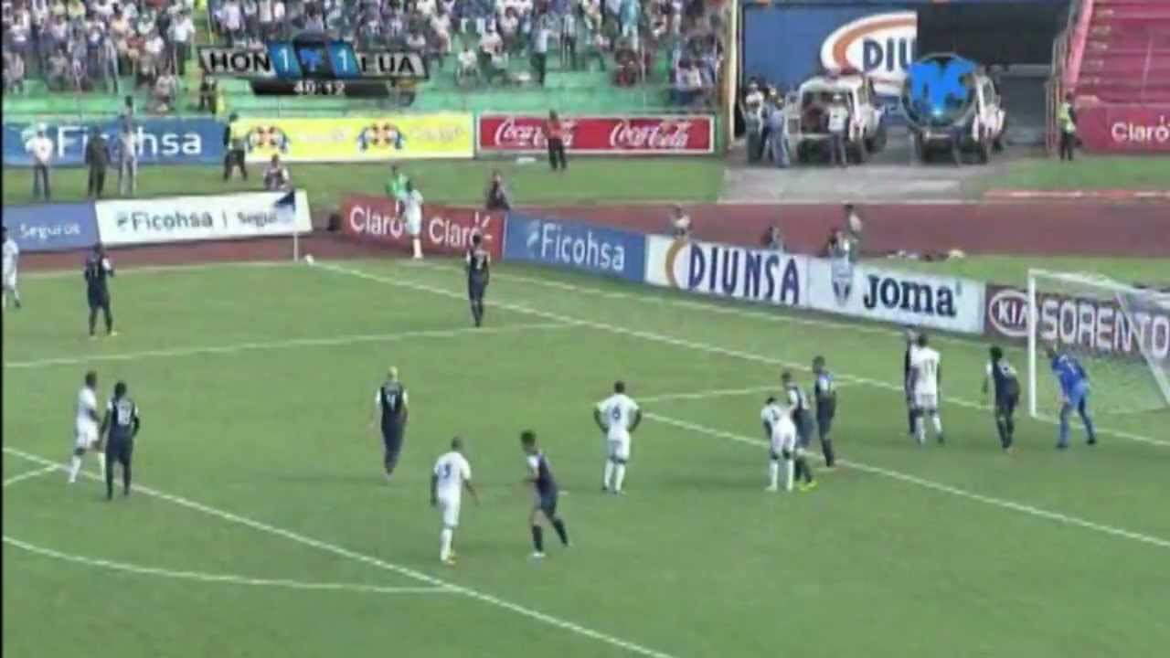 Honduras 2 Estados Unidos 1 GOL Juan Carlos Garcia