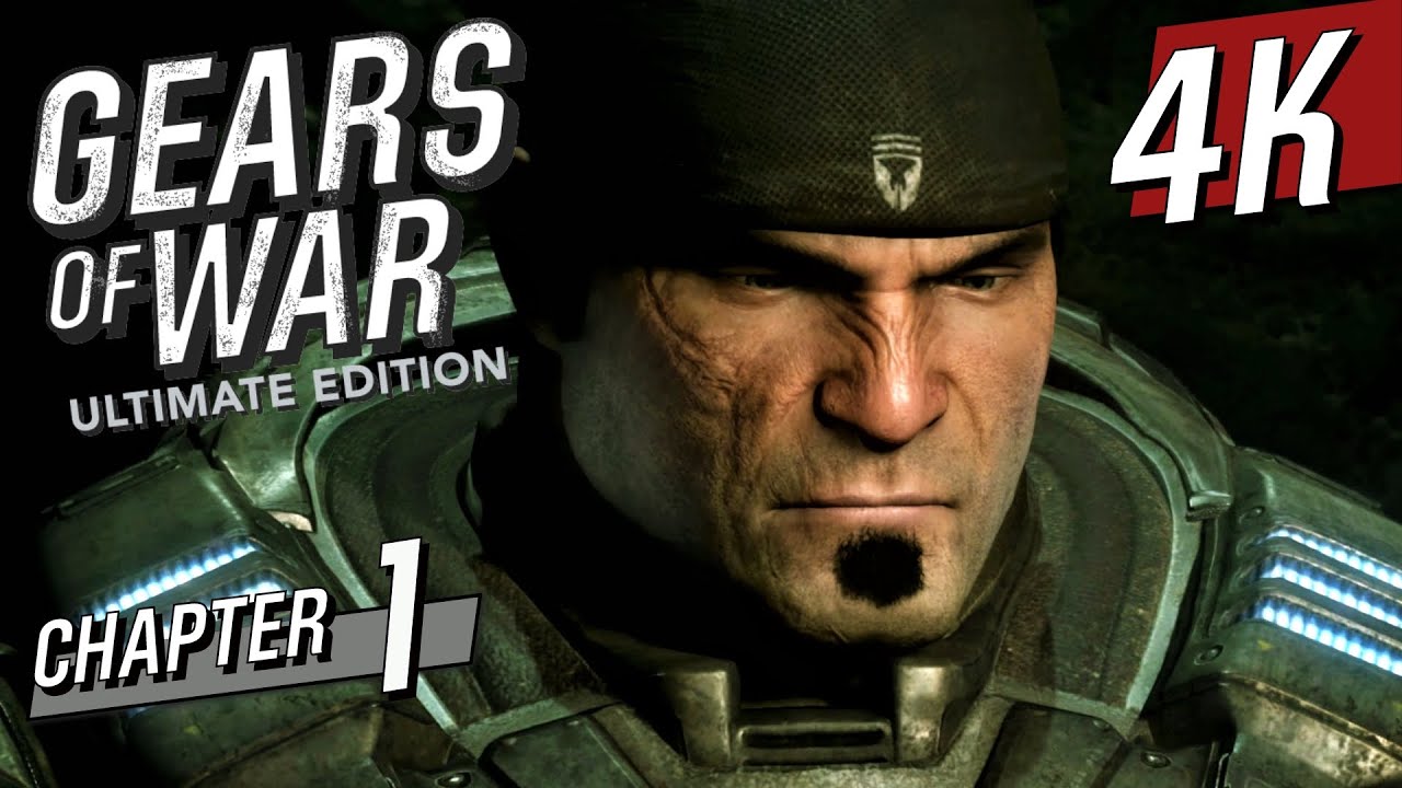 [4K 60] Gears of War: Ultimate Edition (Insane / 100%). Walkthrough part 1 - Act 1: Ashes