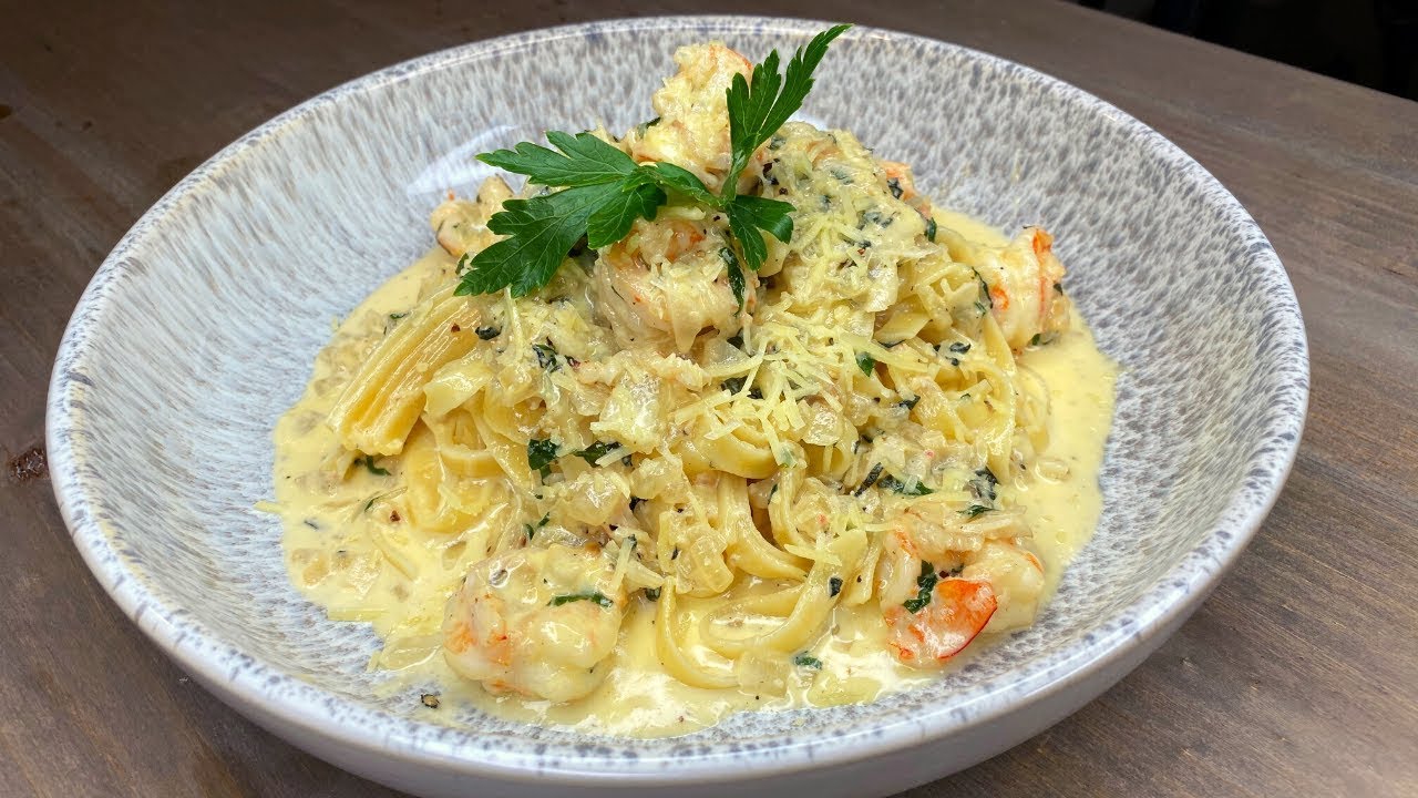 Garlic Prawns Pasta Recipe