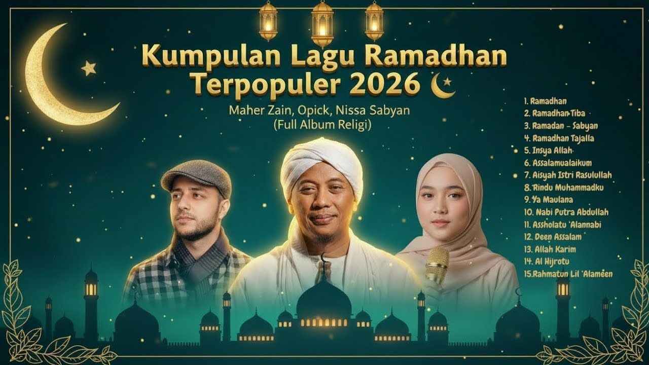 Kumpulan Lagu Ramadhan Terpopuler 2026 🌙 Maher Zain, Opick, Nissa Sabyan | Full Album Religi
