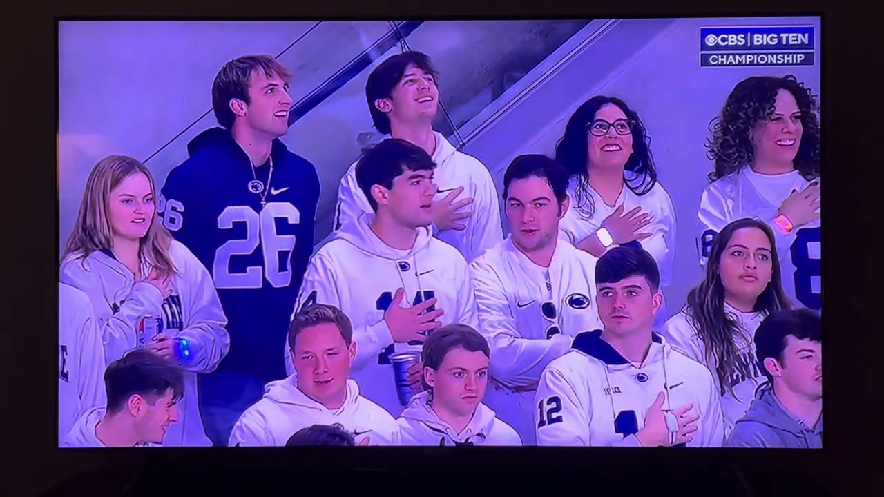 Penn State Blue Band -National Anthem Big 10 Championship vs Oregon - 12.7.24