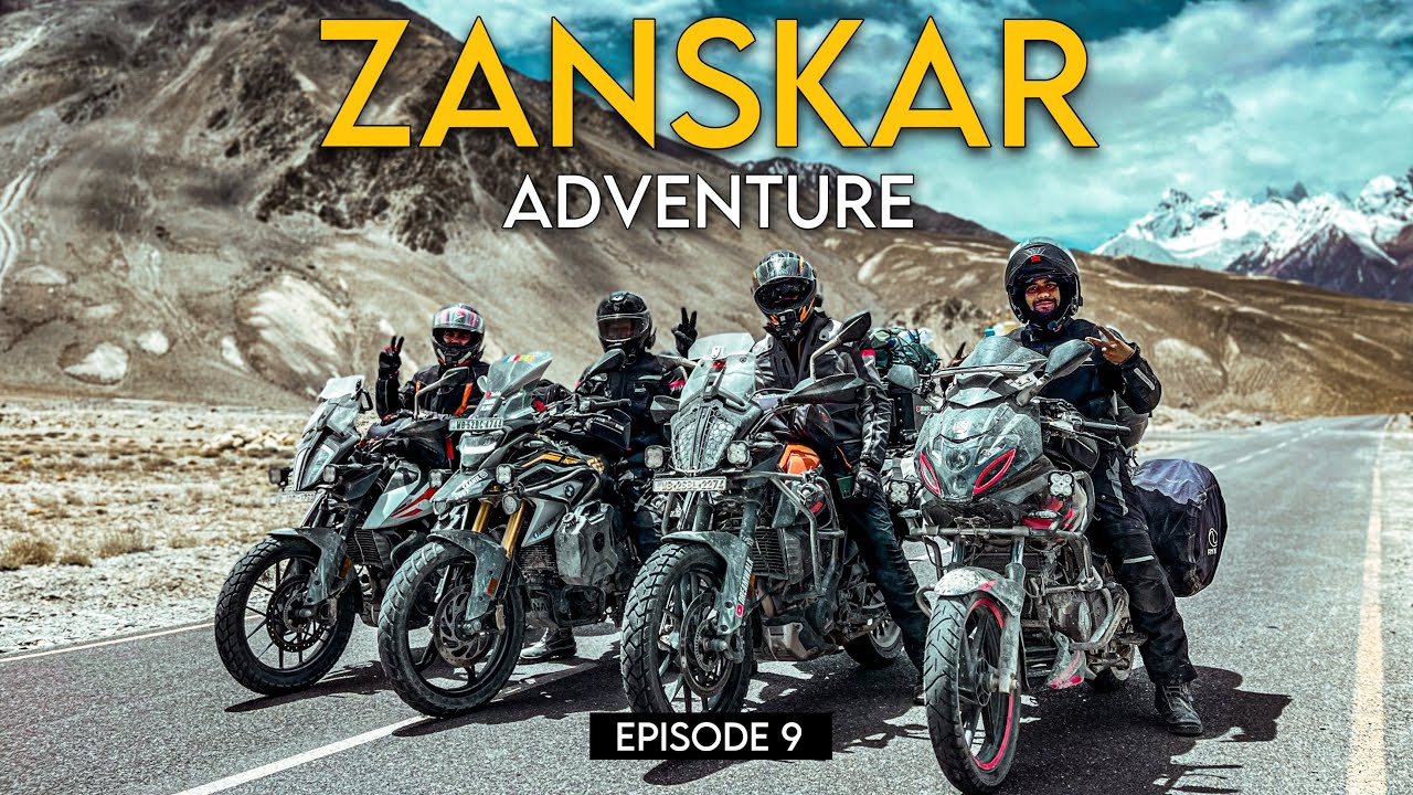 WARNING ⚠️ EXTREME ADVENTURE AHEAD 🥵 ZANSKAR TO LEH | KOLKATA TO LADAKH | Ep 9