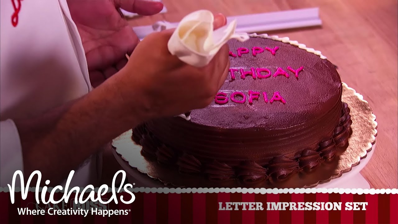Cake Boss&reg; Letter Impression Set | Baking & Treats | Michaels