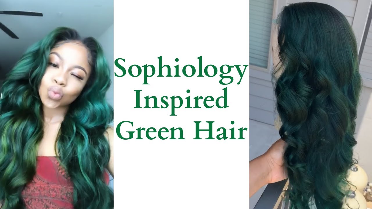 Sophiology Inspired Green Hair ft. The Water Bleach Method| Ravishing Raven