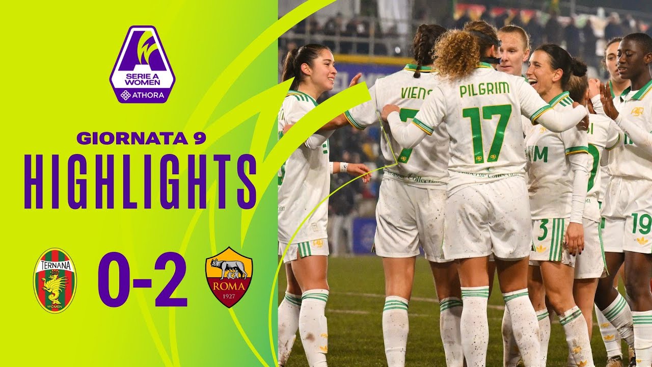 Ternana W.-Roma 0-2 | Successo giallorosso, vetta confermata | 