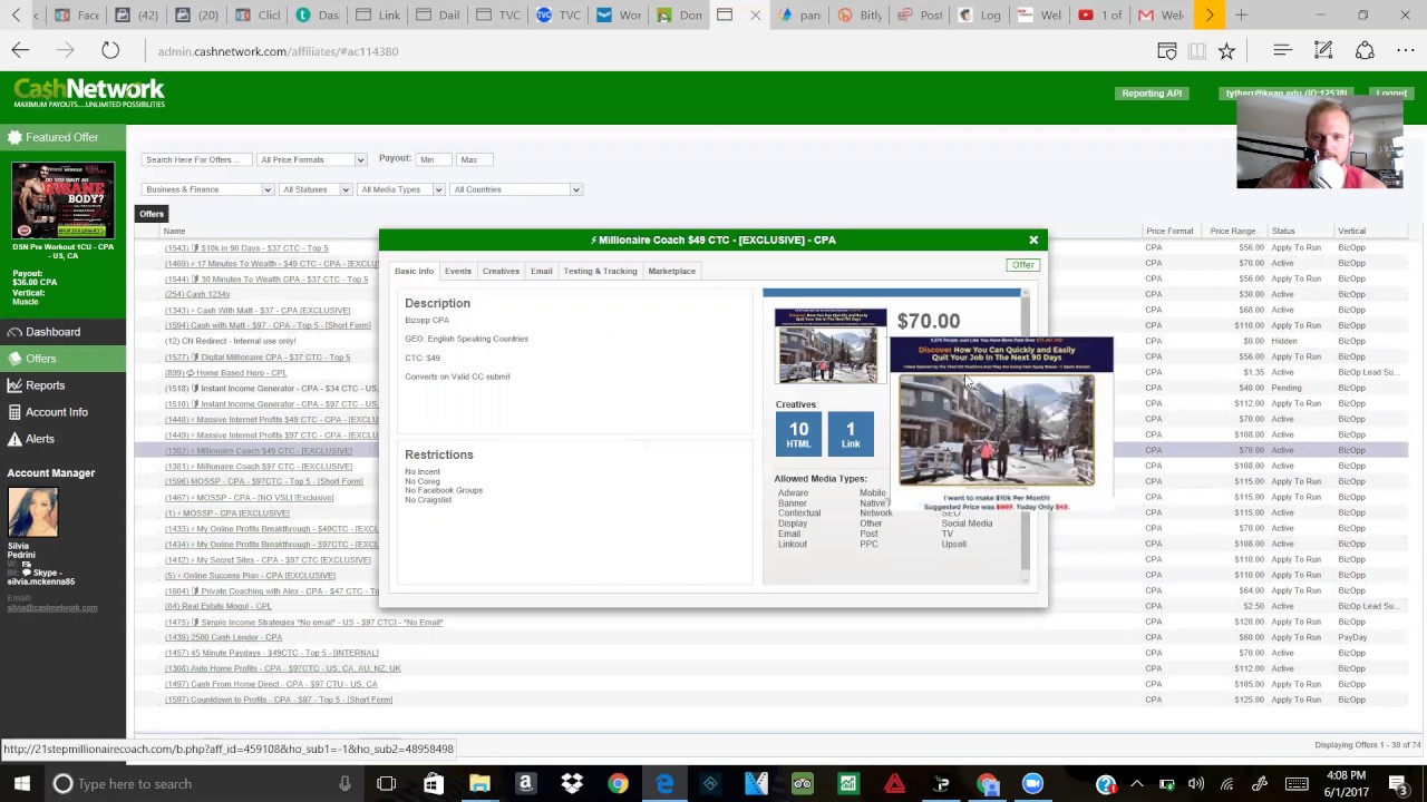 Cashnetwork Walkthrough