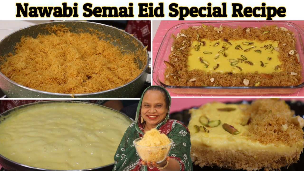 Nawabi Semai Recipe | Eid Special | Nawabi Seviyan | Kunafa Dessert Recipe | Sweet Dessert Recipe