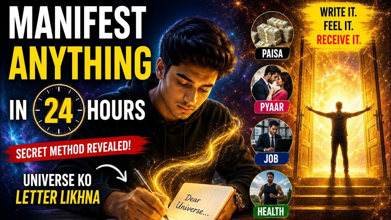 Manifest Anything in 24 Hours 😱 | Universe Letter Technique That Actually Works! ✨