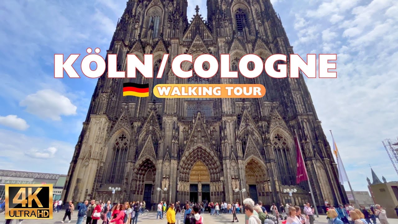 Discovering Cologne (K&ouml;ln) On A Beautiful Day 🇩🇪 4K Walking Tour in City Center
