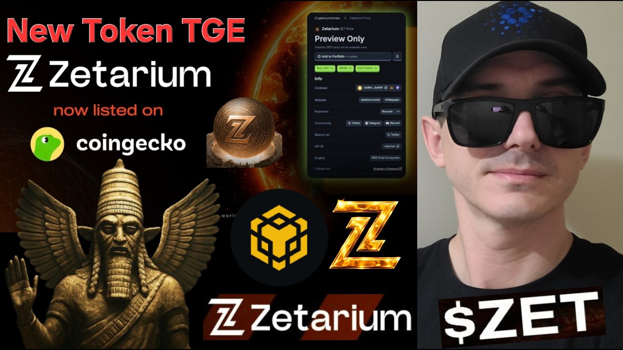 $ZET - ZETARIUM TOKEN TGE CRYPTO COIN ZET BNB BSC BINQNCE BLOCKCHAIN PQNCAKESWAP DEX COINGECKO NEW