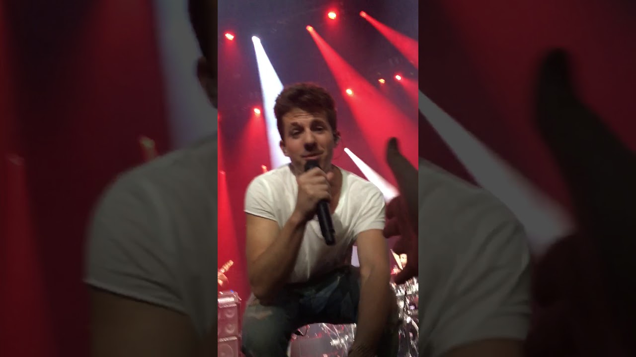 First row - Charlie Puth Attention Montreal 14-08-2017