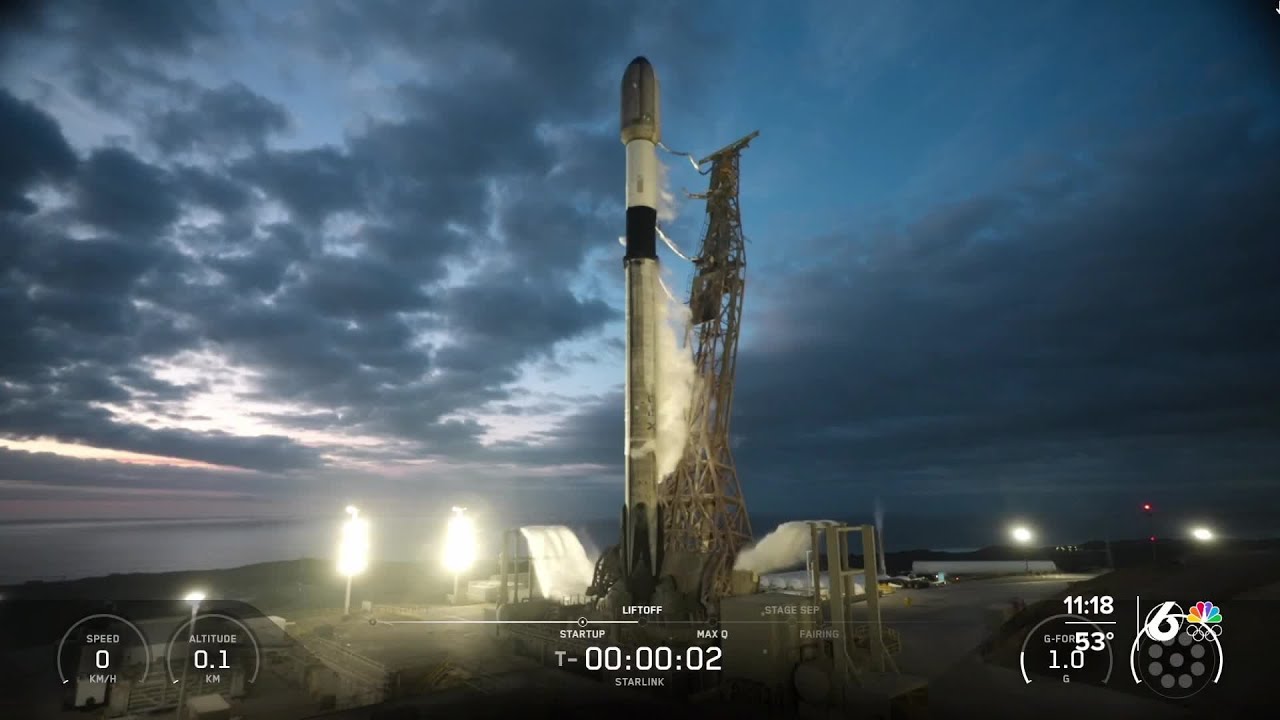 UPDATE: SpaceX conducts Starlink launch from Vandenberg Space Force Base