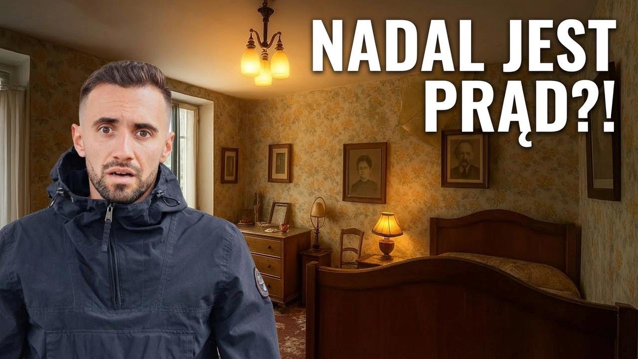 Opuszczony dom wciąż ma prąd — a w środku pełno piór!