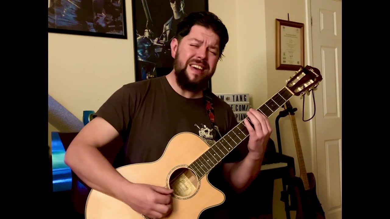 Soundgarden Black Hole Sun acoustic cover by Phil Colwill A.R.C.