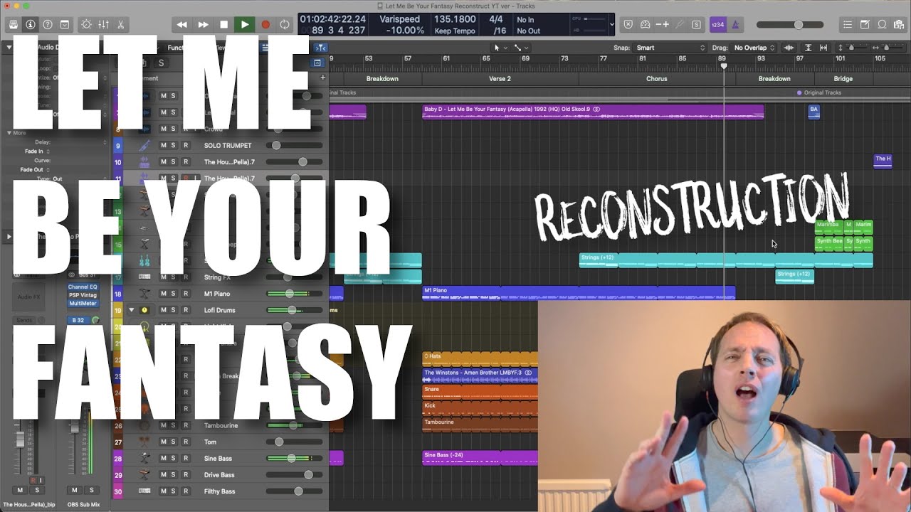 Recreating 'Let Me Be Your Fantasy' in Logic (with samples)