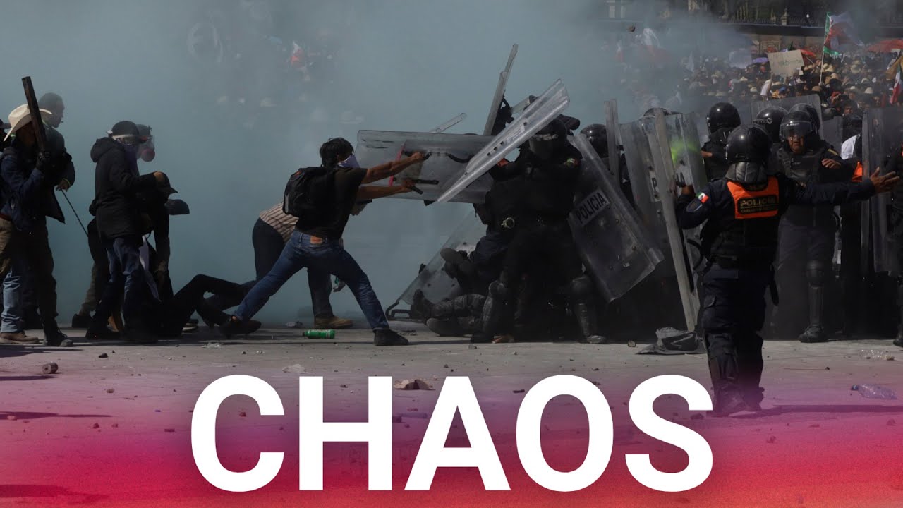 Mexico explodes as thousands protest the government leaving almost 120 injured