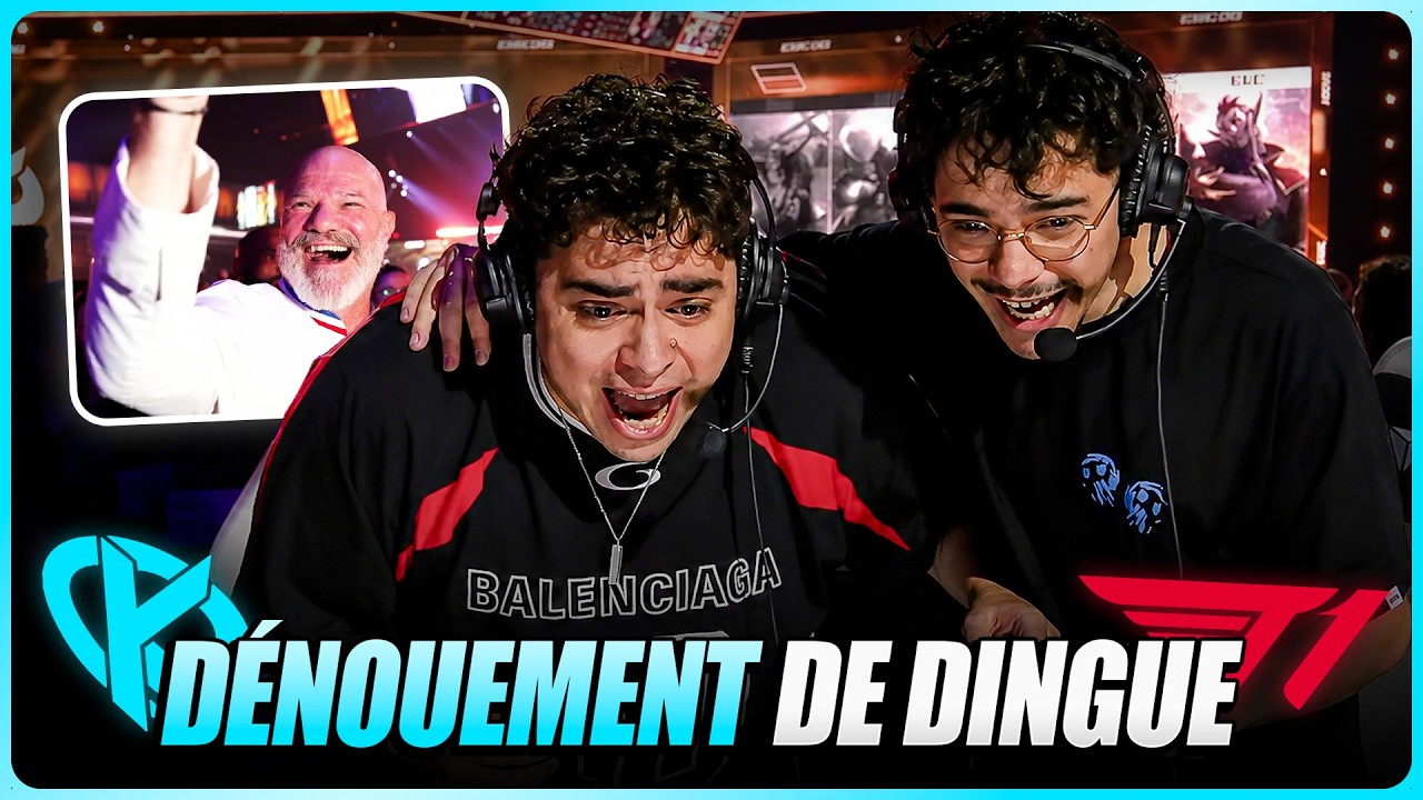 La r&eacute;action folle de Kameto &agrave; la fin de game entre KC et T1 (Etchebest en p&eacute;tard)