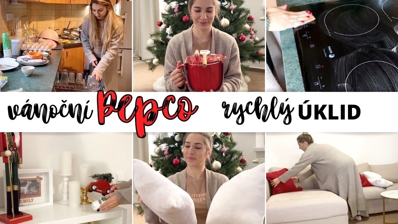 ÚKLID | Vánoce 2021🎁 | rychlý úklid, Pepco haul, vánoční relax