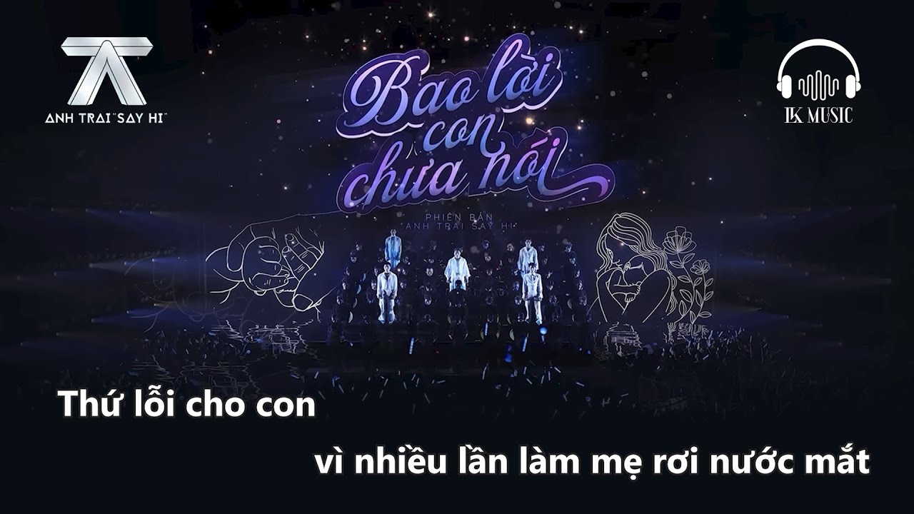 [Karaoke Full beat] BAO LỜI CON CHƯA NÓI - ANH TÚ, ATUS, DƯƠNG DOMIC, SONG LUÂN, QUANG TRUNG
