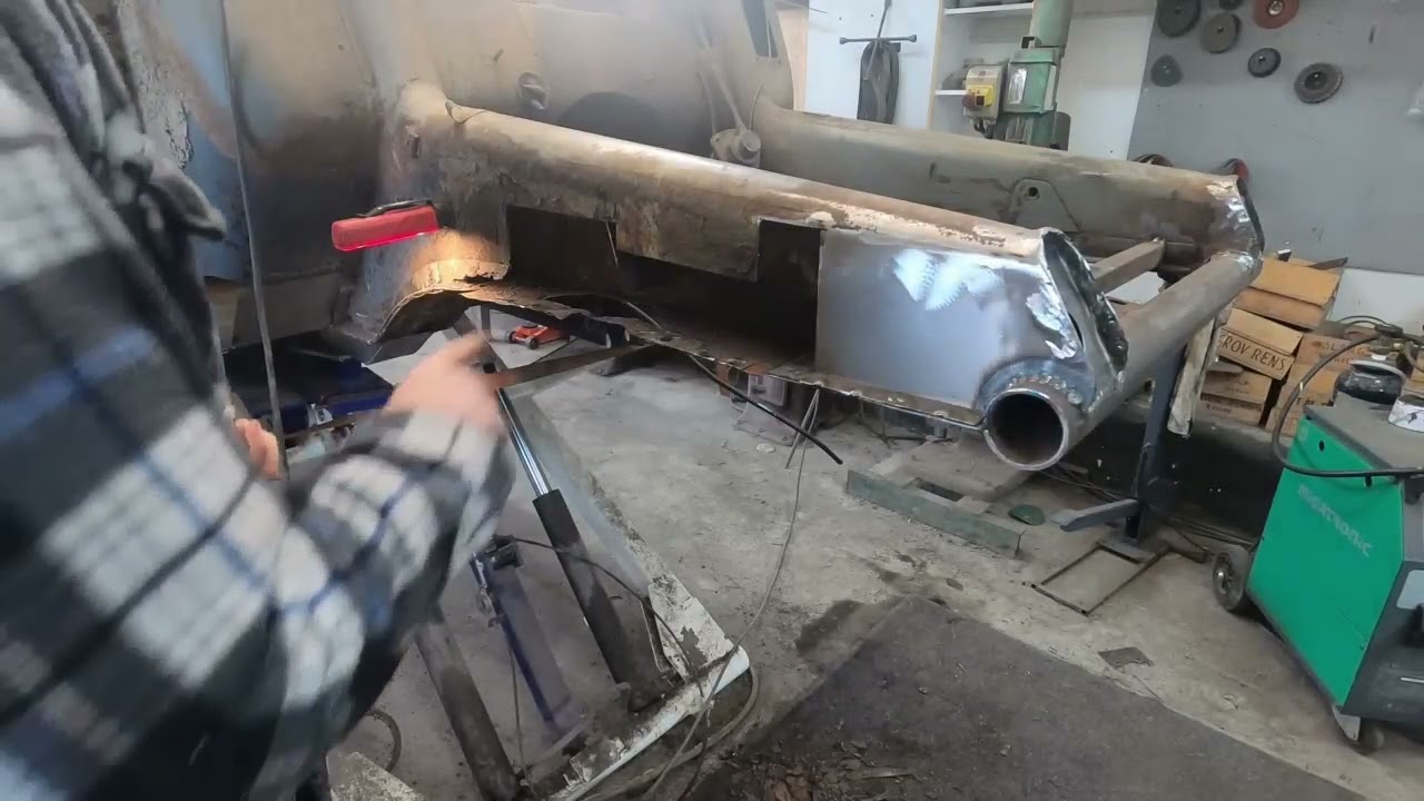 Rostlagar rambenen på en Volvo Pv
